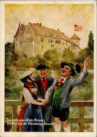 Reichsparteitag WK II Nürnberg (8500) Aufgehende Sonne Deutsche Aus Allen Gauen Treffen Sich In Nürnbergers Mauern I-II - Weltkrieg 1939-45