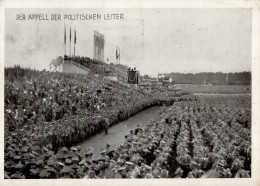 Reichsparteitag WK II Nürnberg (8500) 1934 Appell Der Politischen Leiter Mit So-Stempel II (Eckknick) - Weltkrieg 1939-45