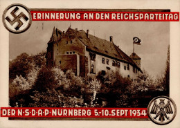 Reichsparteitag WK II Nürnberg (8500) Burg 5.-10. September 1934 NSDAP I-II (Ecken Gestaucht) - Guerre 1939-45