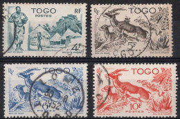 TOGO  Timbres-Poste N°247 à 250 Oblitérés TB Cote : 4€25 - Used Stamps