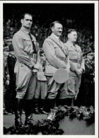 REICHSPARTEITAG NÜRNBERG 1935 WK II - Zerreiss Karte 19 Der Führer Mit Rudolf HESS Und SCHIRACH Bei Der HJ I-II - Guerra 1939-45