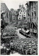 REICHSPARTEITAG NÜRNBERG WK II - Zerreiss Karte 23 Vorbeimarsch Der SA SS Und NSKK Vor Dem Führer  S-o 1937 I - War 1939-45