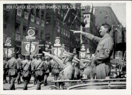 REICHSPARTEITAG NÜRNBERG 1934 WK II - Der Führer Beim Vorbeimarsch Der SA Und SS I - War 1939-45
