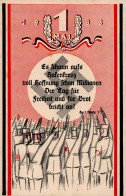 1.MAI 1933 WK II - Es Schaun Aufs HAKENKREUZ Voll Hoffnung Schon Millionen... Horst WESSEL Festkarte I - Weltkrieg 1939-45