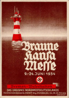 BREMEN WK II - BRAUNE HANSA MESSE 1934 Mit Franco-S-o I - Guerre 1939-45