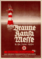 BREMEN WK II - BRAUNE HANSA MESSE 1934 Mit Franco-S-o I - Weltkrieg 1939-45