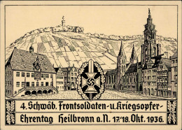 HEILBRONN WK II - 4.Schwäb. FRONTSOLDATEN- U. KRIEGSOPFER-EHRENTAG 1936 I-II - Oorlog 1939-45