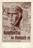 NEUWIED WK II - SA-KAMPFSPORTTAG Der STANDARTE 68 In Neuwied 1937 Sign. Künstlerkarte I-II Selten! - Guerra 1939-45