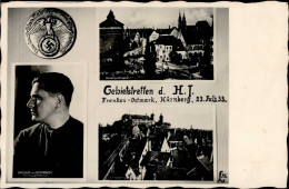 NÜRNBERG WK II - GEBIETSTREFFEN Der HJ FRANKEN-OSTMARK 1933 I - Guerra 1939-45