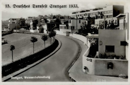 STUTTGART WK II - 15. DEUTSCHES TURNFEST 1933 - Weissenhofsiedlung (BAUHAUSSTIL)  S-o Marke Entfernt I-II - Weltkrieg 1939-45