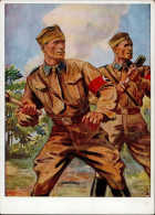 SA Sportabzeichen Sicherheit Kraft Und Geschicklichkeit Künstlerkarte I-II - Oorlog 1939-45
