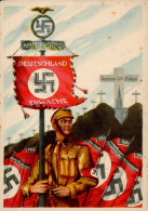 WK II SA Standarte 8 Berlin-Mitte Opferkarte II (Randkerben, Leicht Bügig, Leicht Fleckig) - Oorlog 1939-45