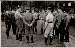 SA-Führer Bei Besprechung Foto-AK I-II - Oorlog 1939-45