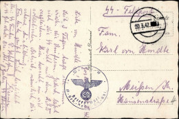 SS Feldpost WK II Karte Eines SS-Funkers 3. SS Geb. Nachr. Ers. Abt. SS-Lager Goslar 20.3.42 - Oorlog 1939-45