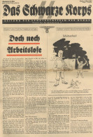 SS Zeitung Das Schwarze Korps 2. März 1939 9. Folge 5. Jahrgang II (starke Gebrauchsspuren) Journal - Guerre 1939-45