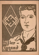HITLERJUGEND WK II - HITLER-JUGEND UNTERFRANKEN Bausteinkarte I - War 1939-45