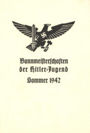 WK II HJ Ehren-Urkunde Bei Den Bannmeisterschaften 1942 In Lörrach An Nussbaumer, Emmi, Mädelführerin Des Bannes Birkenm - Guerra 1939-45