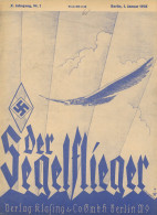 WK II HJ Lot Zeitschrift Der Segelflieger Verlag Klasing Und Co. Berlin 12 Hefte Kompleter Jahrgang Von 1935 I-II Im Gut - War 1939-45