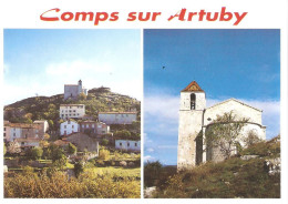 COMPS-SUR-ARTUBY, Le Village, L'église - "Lumière Et Beauté Du Verdon" - Comps-sur-Artuby