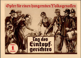 WHW 1933/34 Tag Des Eintopfgerichtes Gau Hessen-Nassau I-II - Weltkrieg 1939-45