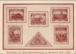 WHW Bergedorf 1938 Tag Der Briefmarke Sonderschau S-o I-II - Weltkrieg 1939-45