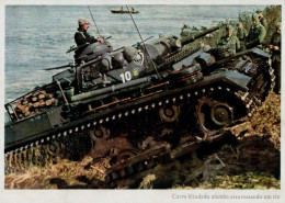 Panzer WK II Nr 10 Carro Blindadp Alemao Atravessando Um Rio I- Réservoir - Weltkrieg 1939-45