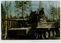 Panzer WK II Tiger L Equipage D Un Char Tigre Allemand Se Prepare A Lattaque I- Réservoir - Oorlog 1939-45