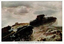 Panzer WK II Wehrmacht Panzergreifwagen Greift An I-II (RS Fleckig) Réservoir - Oorlog 1939-45