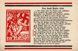 Soldatenlieder WK II Das Lied Von Wessel, Horst Mit 4. Strophe Die Nur Von Der SA Gesungen Wird I-II (kl. Eckbug) - Weltkrieg 1939-45