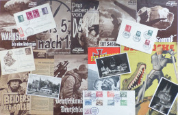 WK II Lot Mit Verschiedenen Zeitschriften, AKs Und Ganzsachen 1938-1940 II - Guerra 1939-45