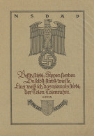 WK II Trauerkarte Der NSDAP Rune Des Lichtes Blanko, Verlag Wittig Annaberg I- - Weltkrieg 1939-45