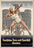 Breslau Deutsches Turn- Und Sportfest 1938 Mit So-Stempel I-II - Weltkrieg 1939-45