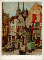 Nürnberg Adolf Hitler-Platz Im Festschmuck I-II - War 1939-45