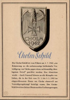 WK II Cholm Schild 1942 I- - Weltkrieg 1939-45
