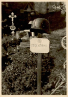 WK II Heldengrab Max Kosma Fotokarte I - Weltkrieg 1939-45