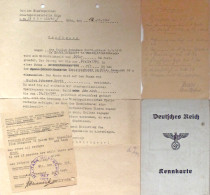 WK II Kleiner Nachlass Kaplan Johannes Korth U.a. Verfügung Der Geheimen Staatspolizei I-II - Guerre 1939-45