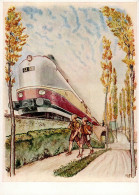 WK II Reisen Zu Land Einst Und Jetzt - Nr. 10 Stromlinien Eisenbahn 61 001 HJ I- Chemin De Fer - Guerra 1939-45