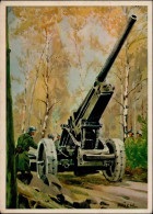 WK II Soldaten Kanone Wehrmacht Sign. Kück Künstlerkarte I-II (Ecken Abgestossen) - Weltkrieg 1939-45