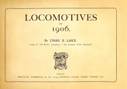 Colección De 20 Postales De Locomotoras De 1906 - Trenes