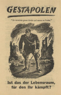 Antipropaganda WK II Flugblatt 331 Gestapolen I-II - Weltkrieg 1939-45