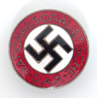 WK II NSDAP Mitgliedsabzeichen Knopflochversion RZM M1/34 - Weltkrieg 1939-45