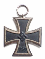 WK II Orden Eisernes Kreuz EK2 1939 Ohne Punze Kern Magnetisch - Oorlog 1939-45