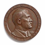 WK II Orden Gedenk Medaille (Bronze) Ein Volk Ein Reich Ein Führer 1933 35mm Durchm. - Oorlog 1939-45