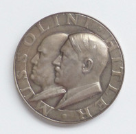 WK II Orden Gedenk Medaille (Silber 835er, 24g.) Staats-Treffen Berlin 1938, 35mm Durchm. - Weltkrieg 1939-45