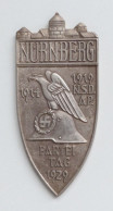 WK II Orden Gedenkplakette (Silber 800er Massiv, 56g.) Parteitag Der NSDAP Nürnberg 1929 - War 1939-45