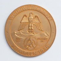 WK II Orden Kempten 1938 Medaille Für Den Sieger Der Hinternisstaffel Bei Den Wehrwettkämpfen - Guerre 1939-45