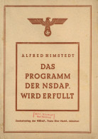 Buch WK II Das Programm Der NSDAP Wird Erfüllt! Von Alfred Himstedt 1939, Zentralverlag Der NSDAP Franz Eher München, 84 - 5. Guerre Mondiali