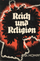Buch WK II Reich Und Religion Dem Deutschen Volke! Von Dr. Hompf 1933, Verlag Walther Stuttgart 155 S. II - 5. Guerras Mundiales