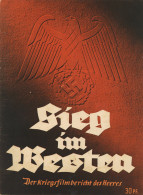 Buch WK II Sieg Im Westen Ein Kriegsfilmbericht Des Oberkommandos Des Heeres 1940, Deutscher Verlag Berlin, Format 27x36 - 5. Guerre Mondiali