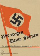 Liederbuch WK II Wir Tragen Deine Fahnen Im Auftrag Des NS Lehrerbundes Von Hans Gansser 1935, Klett Verlag Stuttgart, 1 - 5. Zeit Der Weltkriege